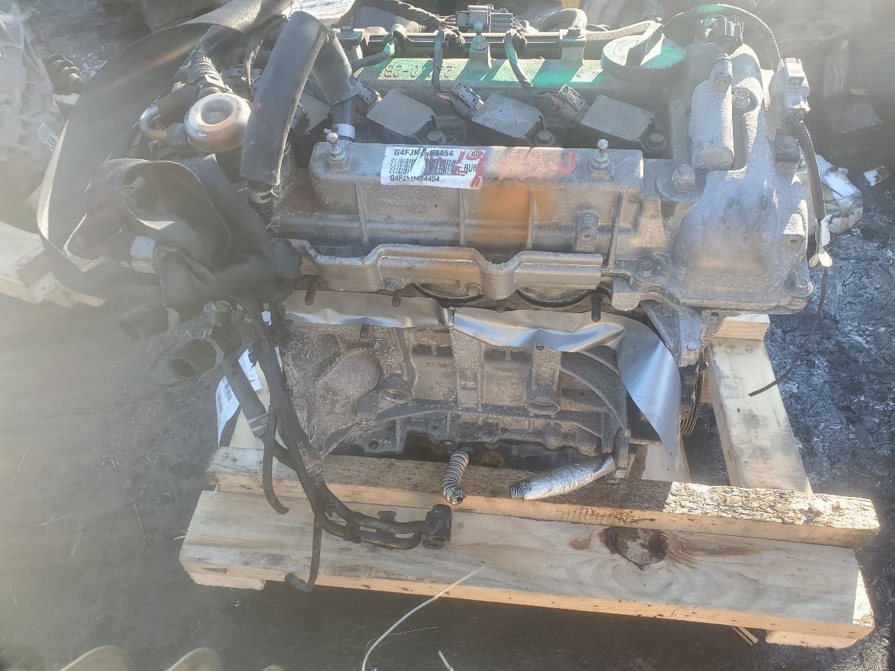 2020 HYUNDAI ELANTRA 1.6L 4cyl Turbo Gasoline ENGINE ASSEMBLY - 412318 — photo 5