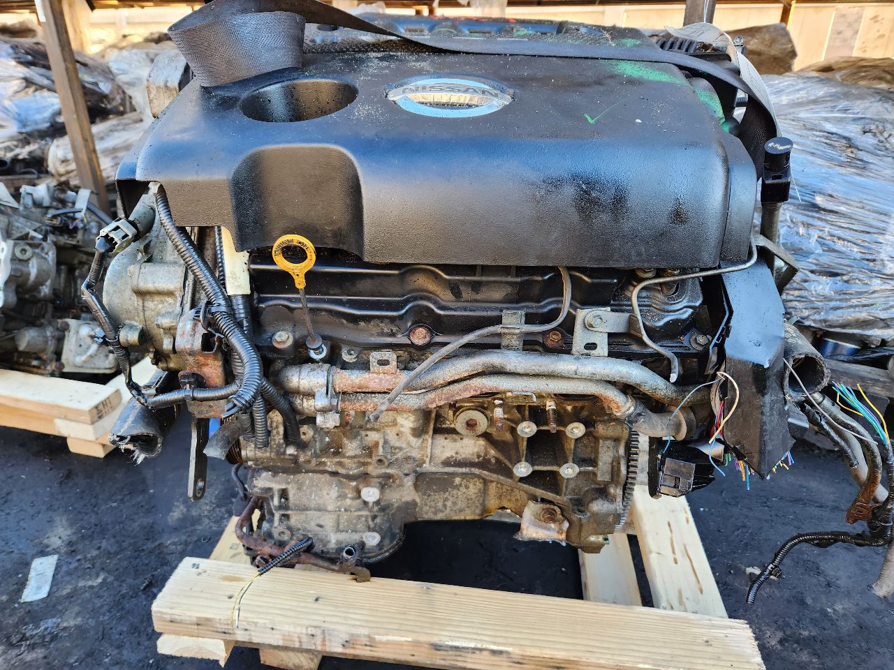 2015 NISSAN ALTIMA 6cyl Gasoline 3.5 ENGINE ASSEMBLY - 412448