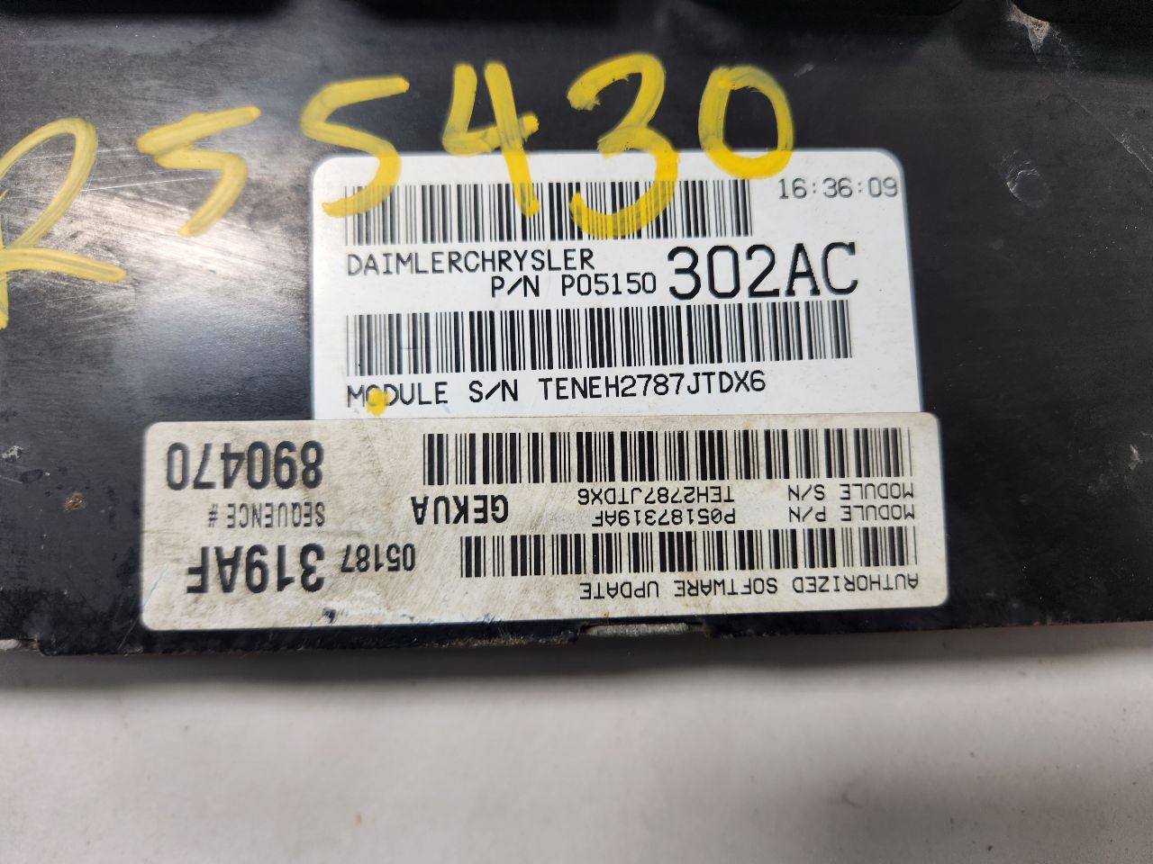 2008 JEEP COMMANDER 6cyl Gasoline 3.7 Eng/Motor Cont Mod - 412619 — photo 4