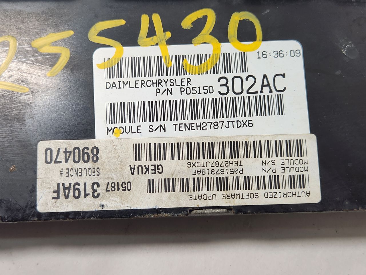 2008 JEEP COMMANDER 6cyl Gasoline 3.7 Eng/Motor Cont Mod - 412619 — photo 5