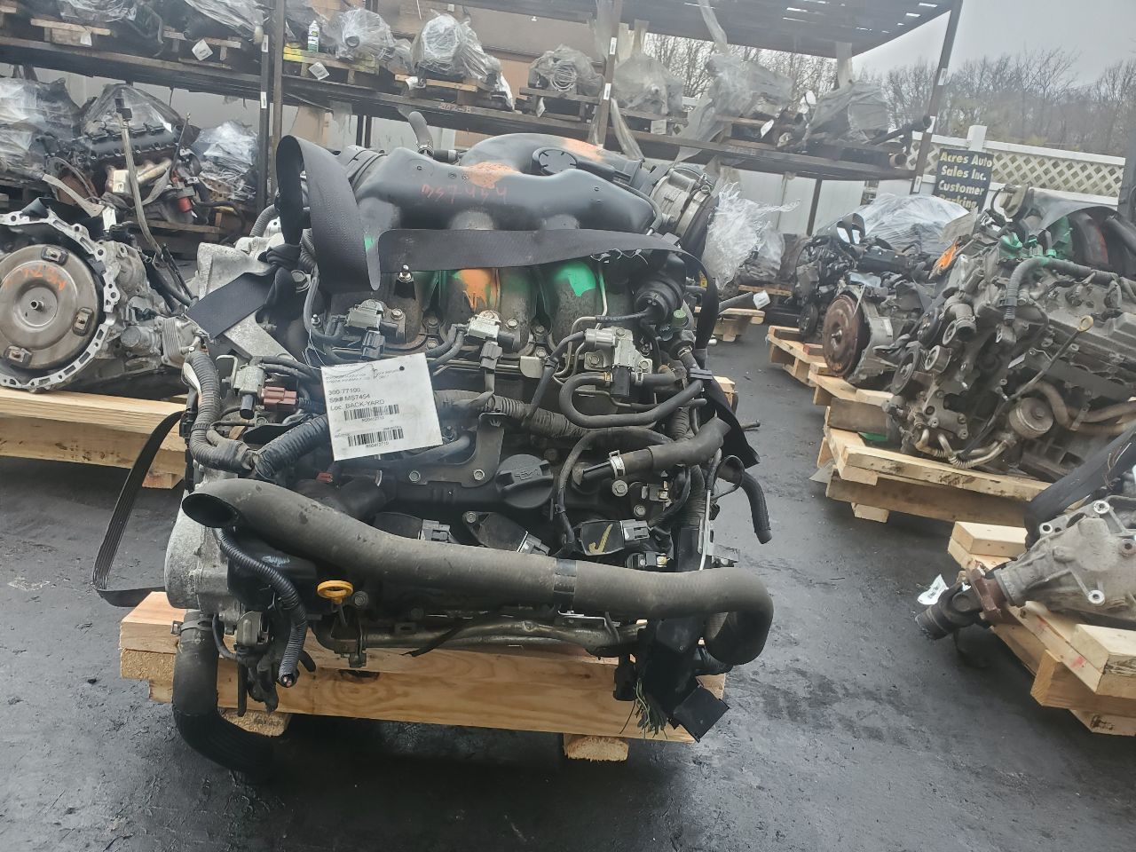 2018 NISSAN PATHFINDER 3.5L 6cyl Gasoline VVT ENGINE ASSEMBLY - 412710