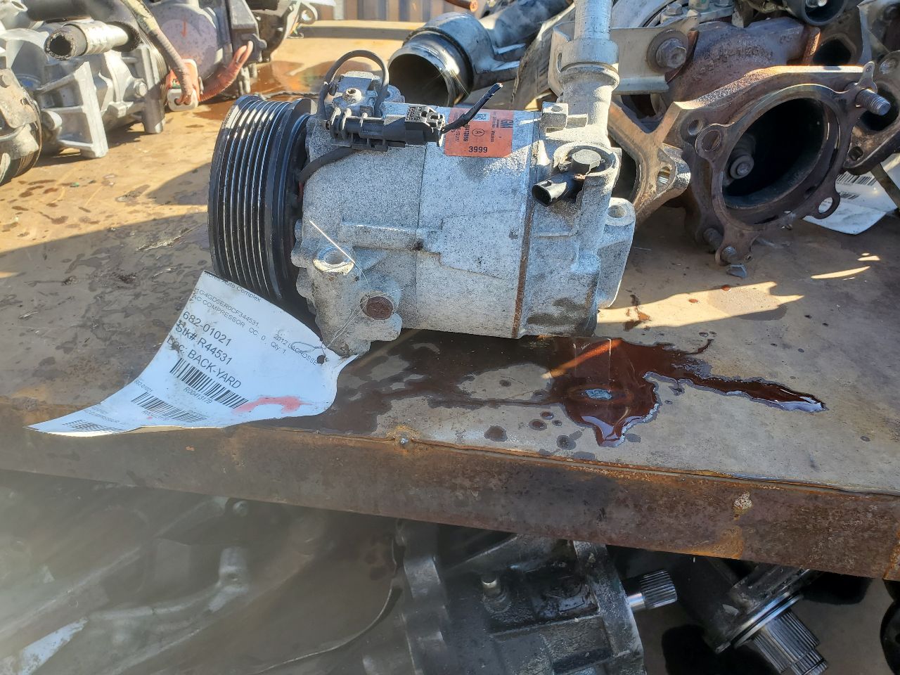 2012 BUICK LACROSSE 4cyl Hybrid 2.4 AC COMPRESSOR - 413179