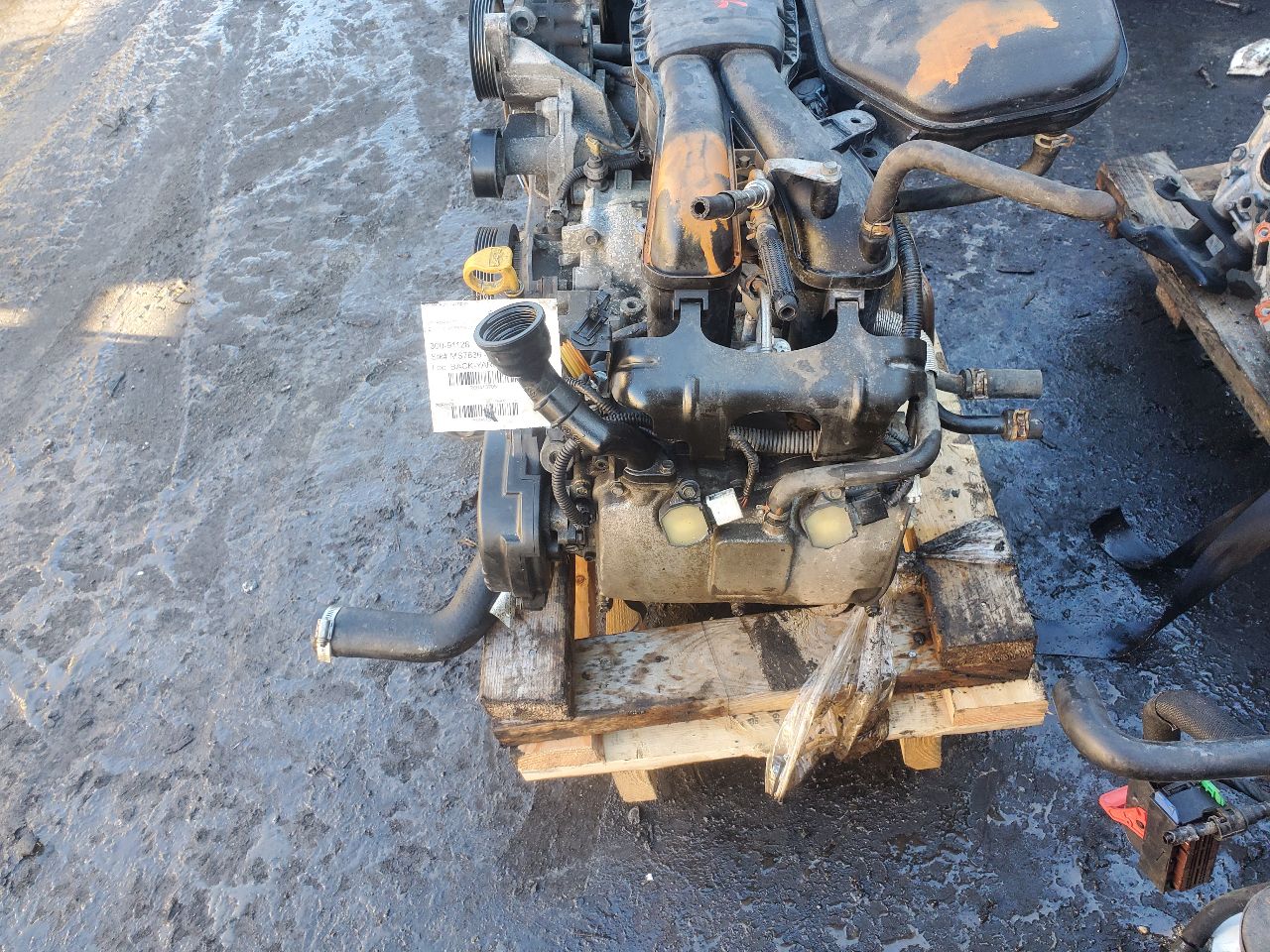 2012 SUBARU LEGACY 4cyl Gasoline 2.5 PZEV ENGINE ASSEMBLY - 413705 — photo 2