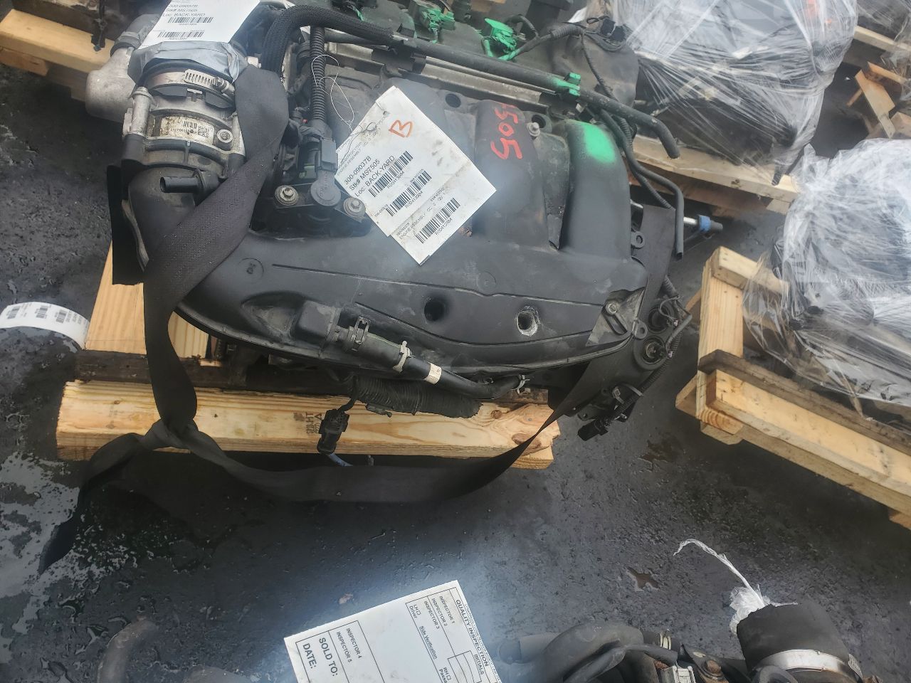 2015 FORD EXPLORER 6cyl Gasoline 3.7 ENGINE ASSEMBLY - 413984 — photo 6