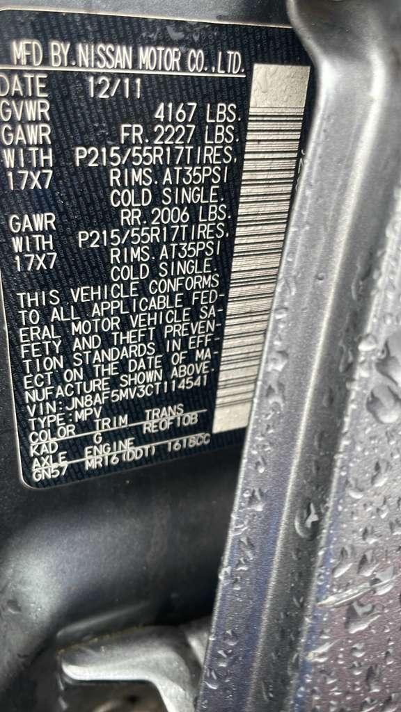 2012 NISSAN JUKE 4cyl Gasoline Turbo 1.6 Turbo-Supercharger - 414163