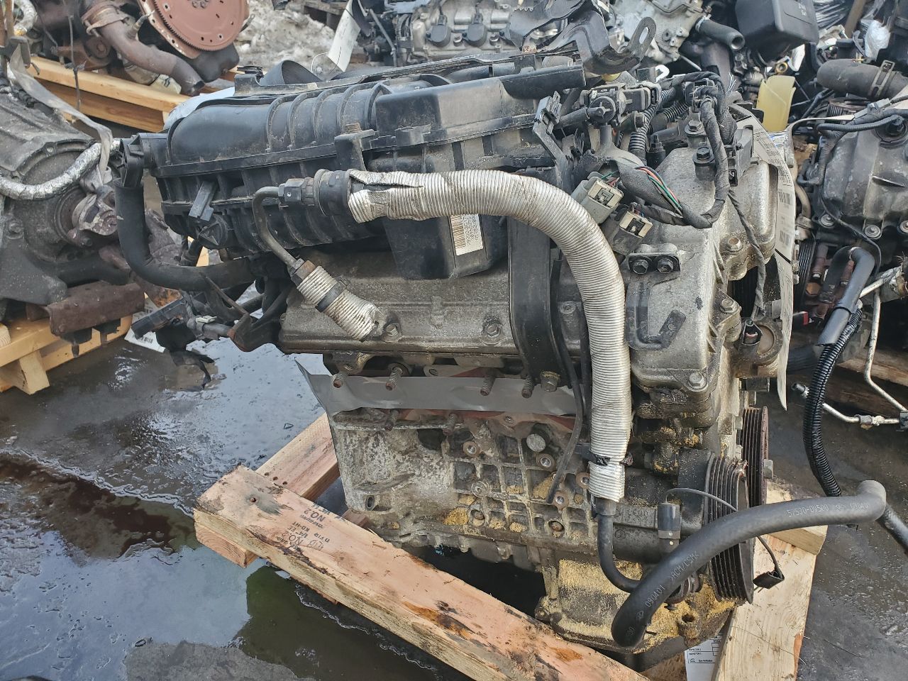 2009 HYUNDAI SANTA FE 6cyl Gasoline 3.3 ENGINE ASSEMBLY - 414272 — photo 5