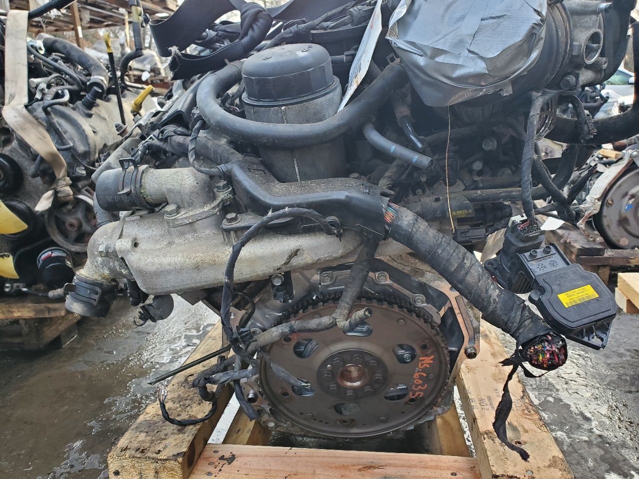 2009 HYUNDAI SANTA FE 6cyl Gasoline 3.3 ENGINE ASSEMBLY - 414272 — photo 6