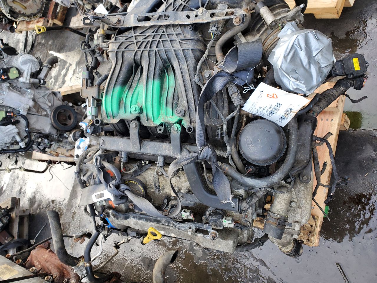 2009 HYUNDAI SANTA FE 6cyl Gasoline 3.3 ENGINE ASSEMBLY - 414272 — photo 7
