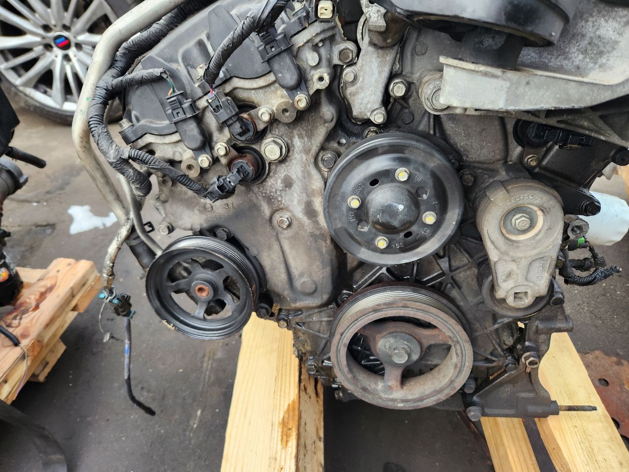 2011 CHEVROLET TRAVERSE 6cyl Gasoline 3.6 ENGINE ASSEMBLY - 417239