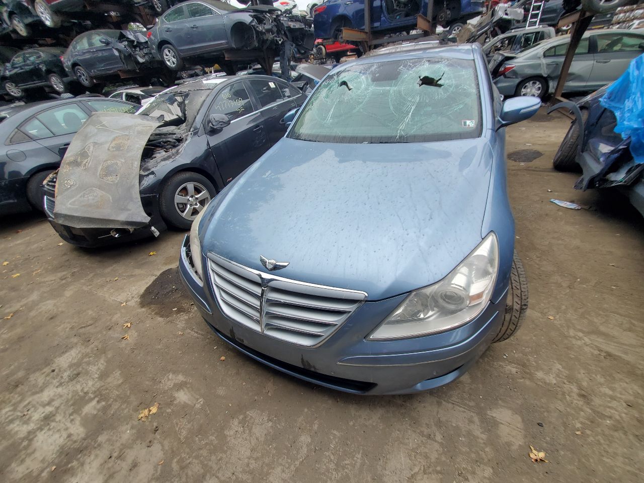 2009 HYUNDAI GENESIS 8cyl Gasoline 4.6 ALTERNATOR - 417497 — photo 3