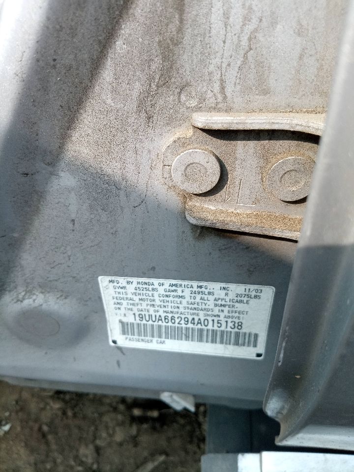 2004 ACURA TL 3.2L 6cyl Gasoline Anti-lock Brake Pts - 417557 — photo 3