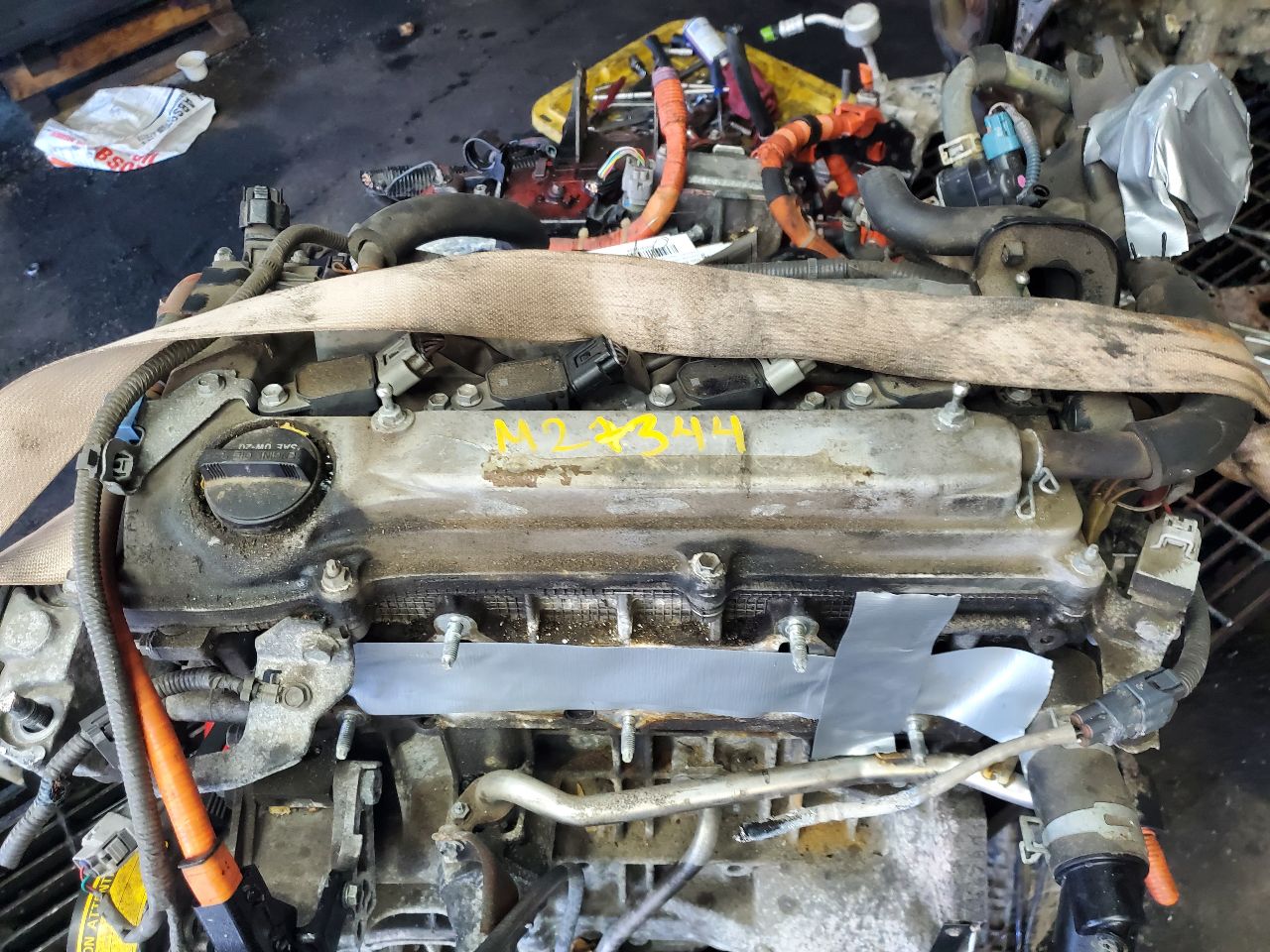 2010 LEXUS HS250H 4cyl Hybrid 2.4 ENGINE ASSEMBLY - 418824 — photo 4