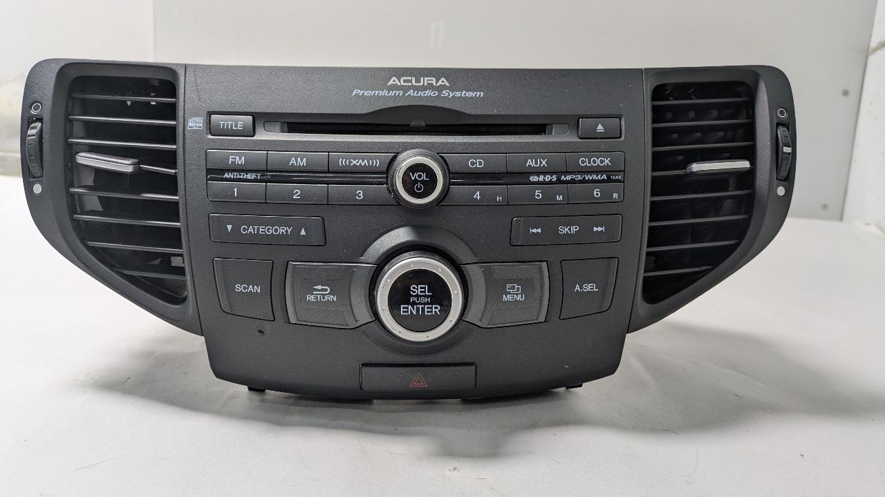2010 ACURA TSX 2.4L 4cyl Gasoline VVT Radio Audio - 418937
