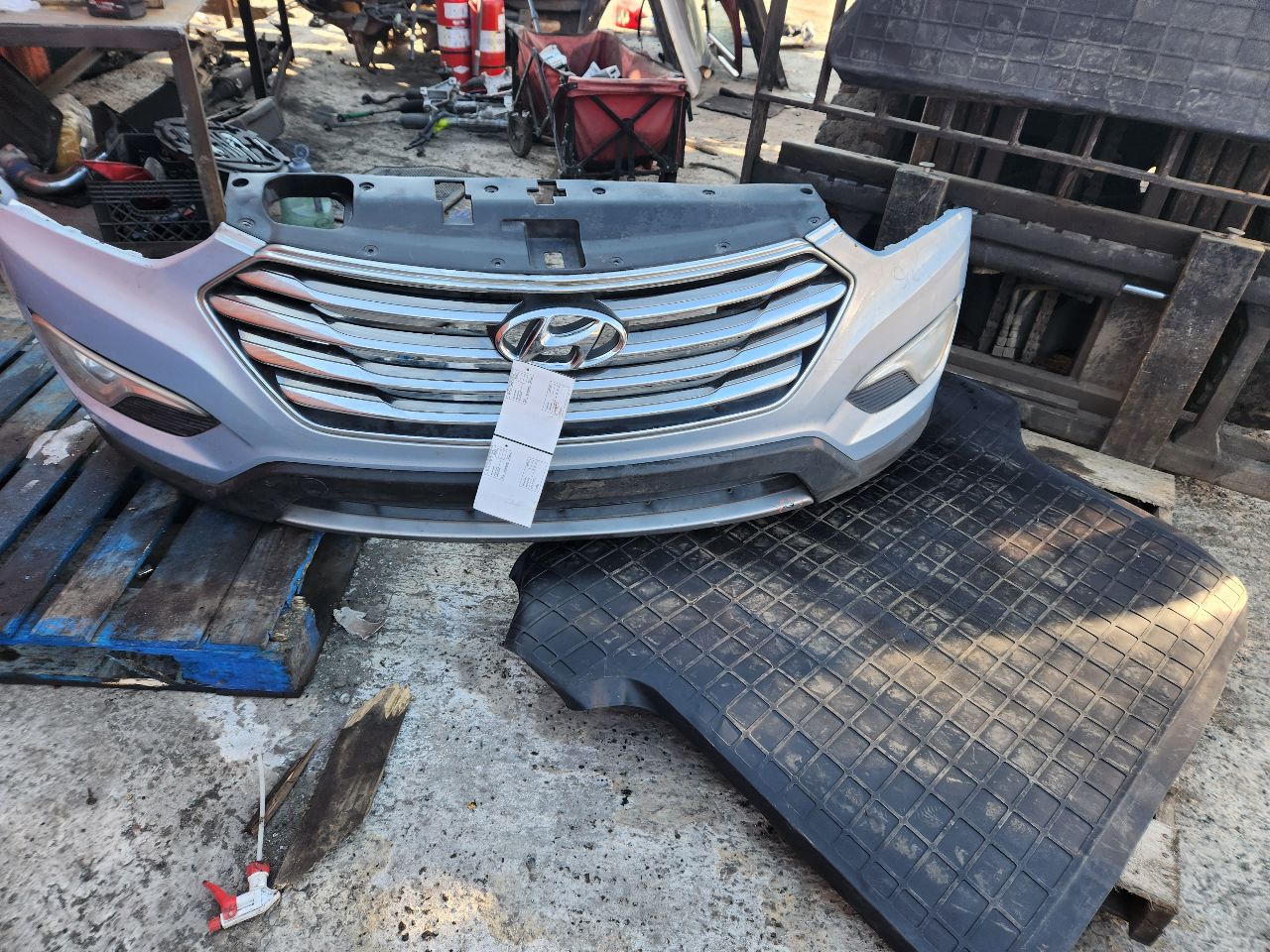 2013 HYUNDAI SANTA FE 6cyl Gasoline 3.3 BUMPER ASSY, FRONT - 419199