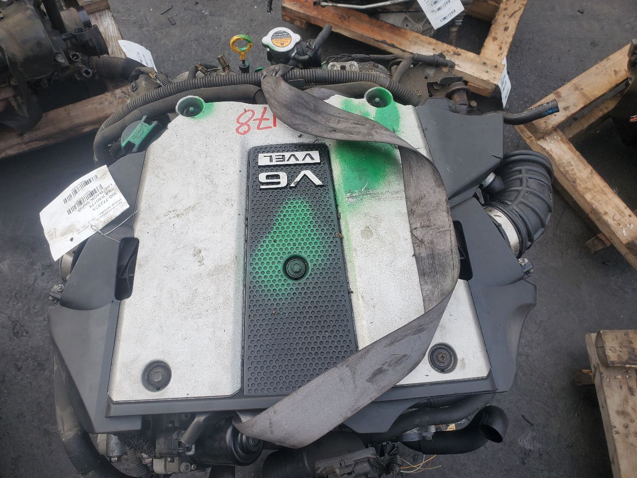 2009 INFINITI G37 6cyl Gasoline 3.7 ENGINE ASSEMBLY - 419476
