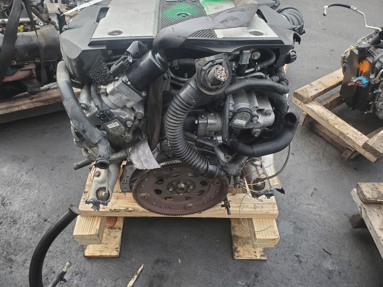 2009 INFINITI G37 6cyl Gasoline 3.7 ENGINE ASSEMBLY - 419476 — photo 2