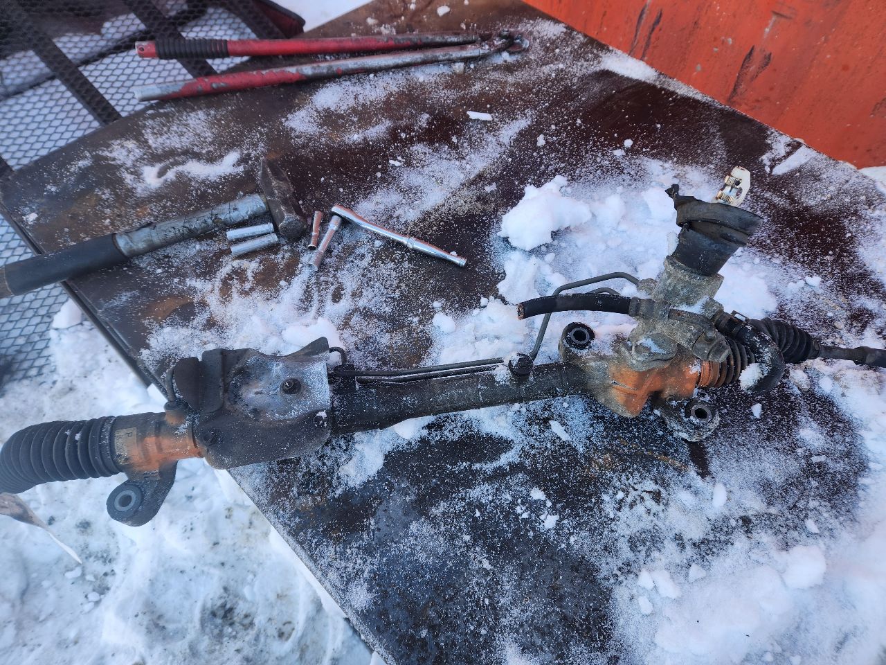 2011 MAZDA CX-7 4cyl Gasoline Turbo 2.3 STEERING GEAR RACK - 419490