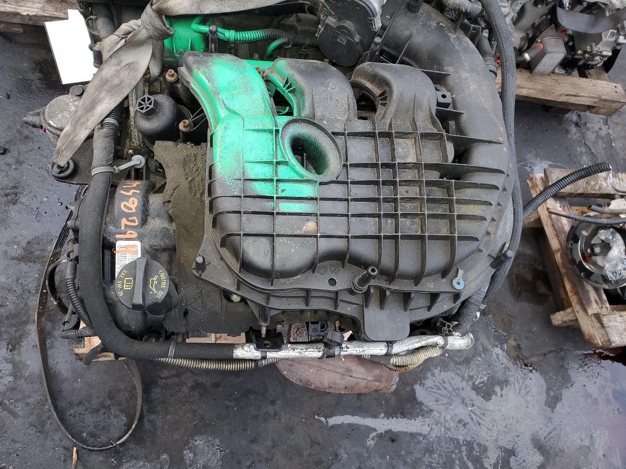 2011 JEEP GRAND CHEROKEE 6 cyl Gas Flex Fuel 3.6 ENGINE ASSEMBLY - 420135 — photo 5