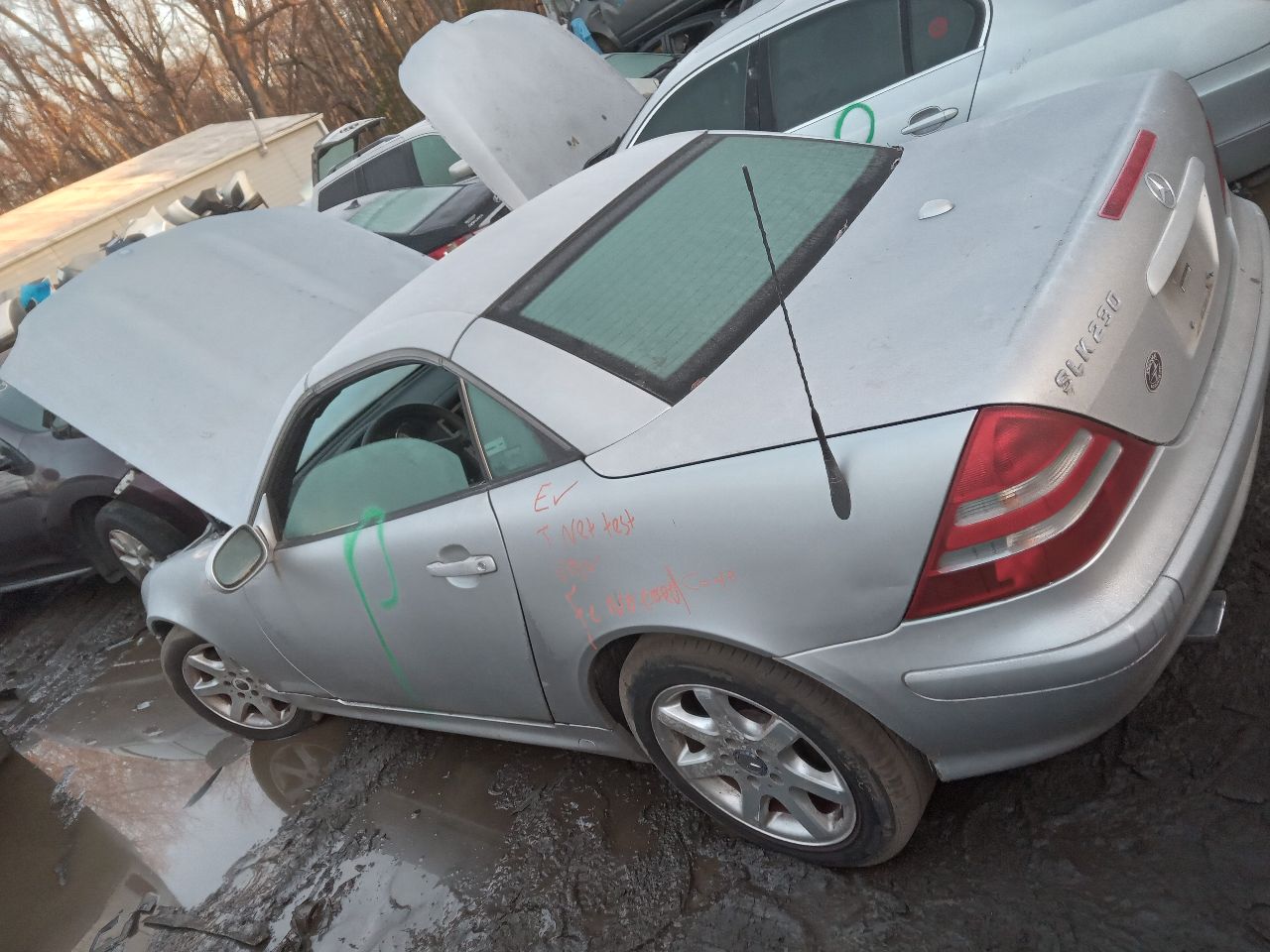 2001 MERCEDES-BENZ SLK 4cyl Supercharged 2.3 AC COMPRESSOR - 420652