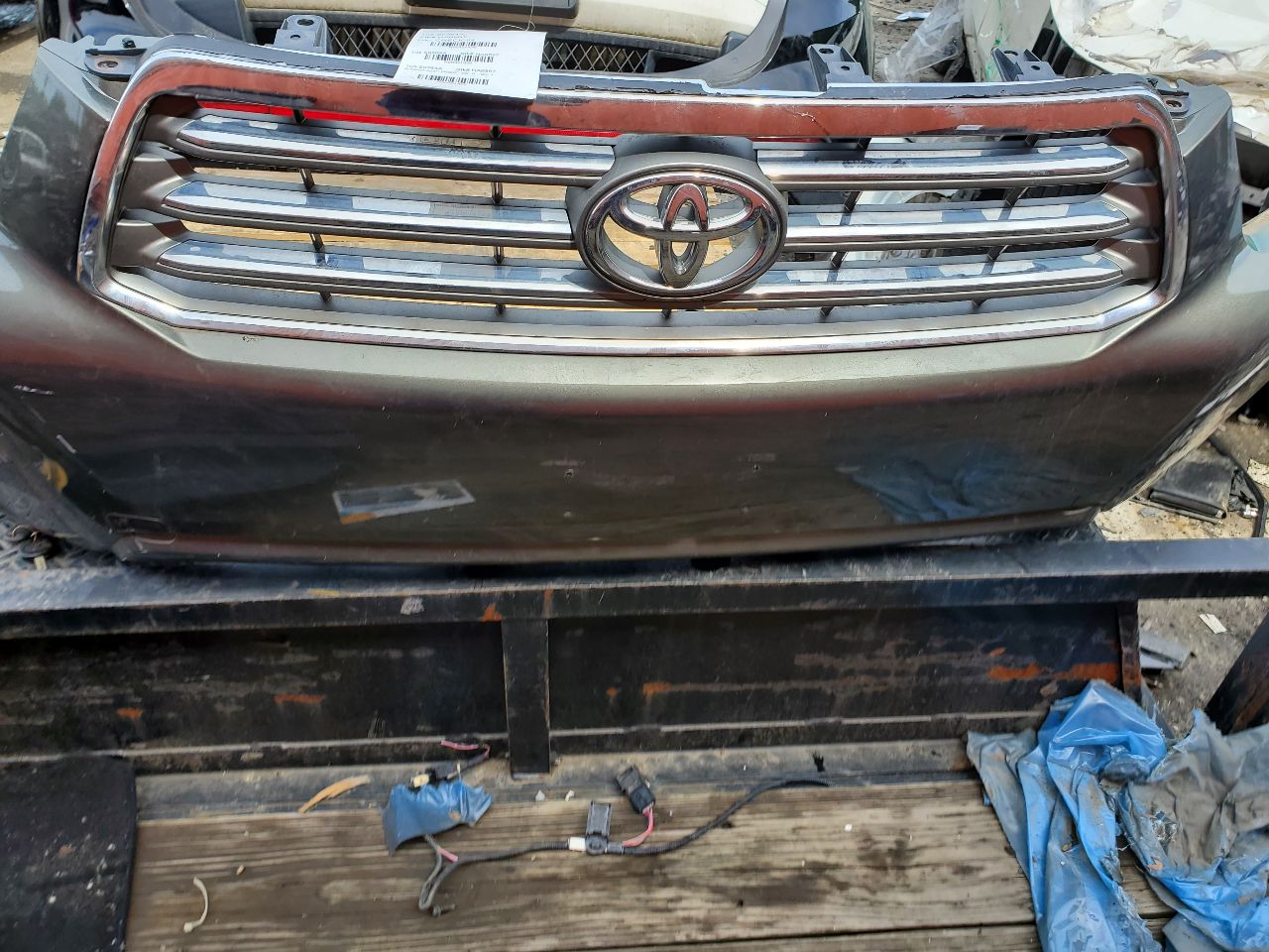 2008 TOYOTA HIGHLANDER 6cyl Gasoline 3.5 BUMPER ASSY, FRONT - 421426