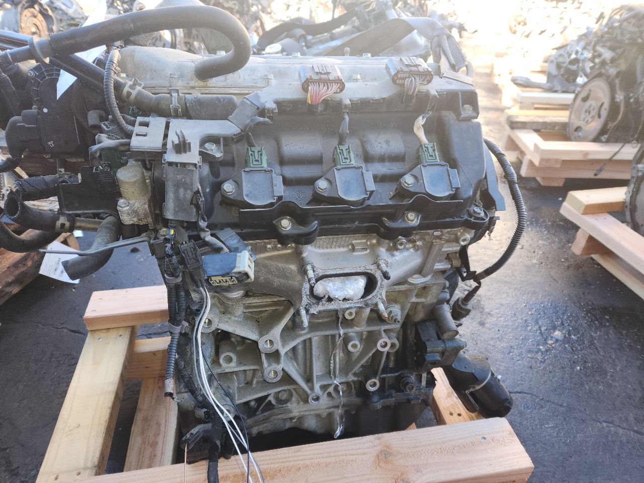 2016 HONDA ACCORD 6cyl Gasoline 3.5 ENGINE ASSEMBLY - 421467 — photo 4