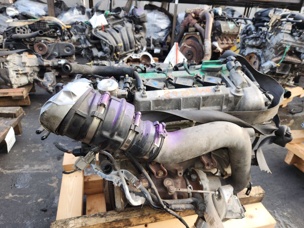 2015 HYUNDAI SONATA 4cyl Gasoline Turbo 1.6 ENGINE ASSEMBLY - 423201 — photo 4