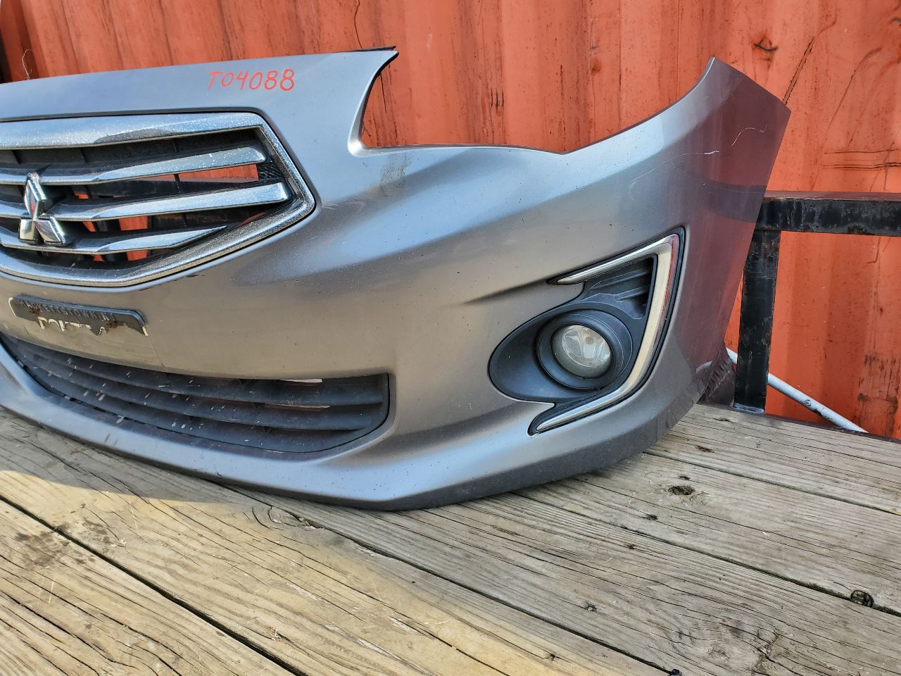 2017 MITSUBISHI MIRAGE 3cyl Gasoline 1.2 BUMPER ASSY, FRONT - 423290