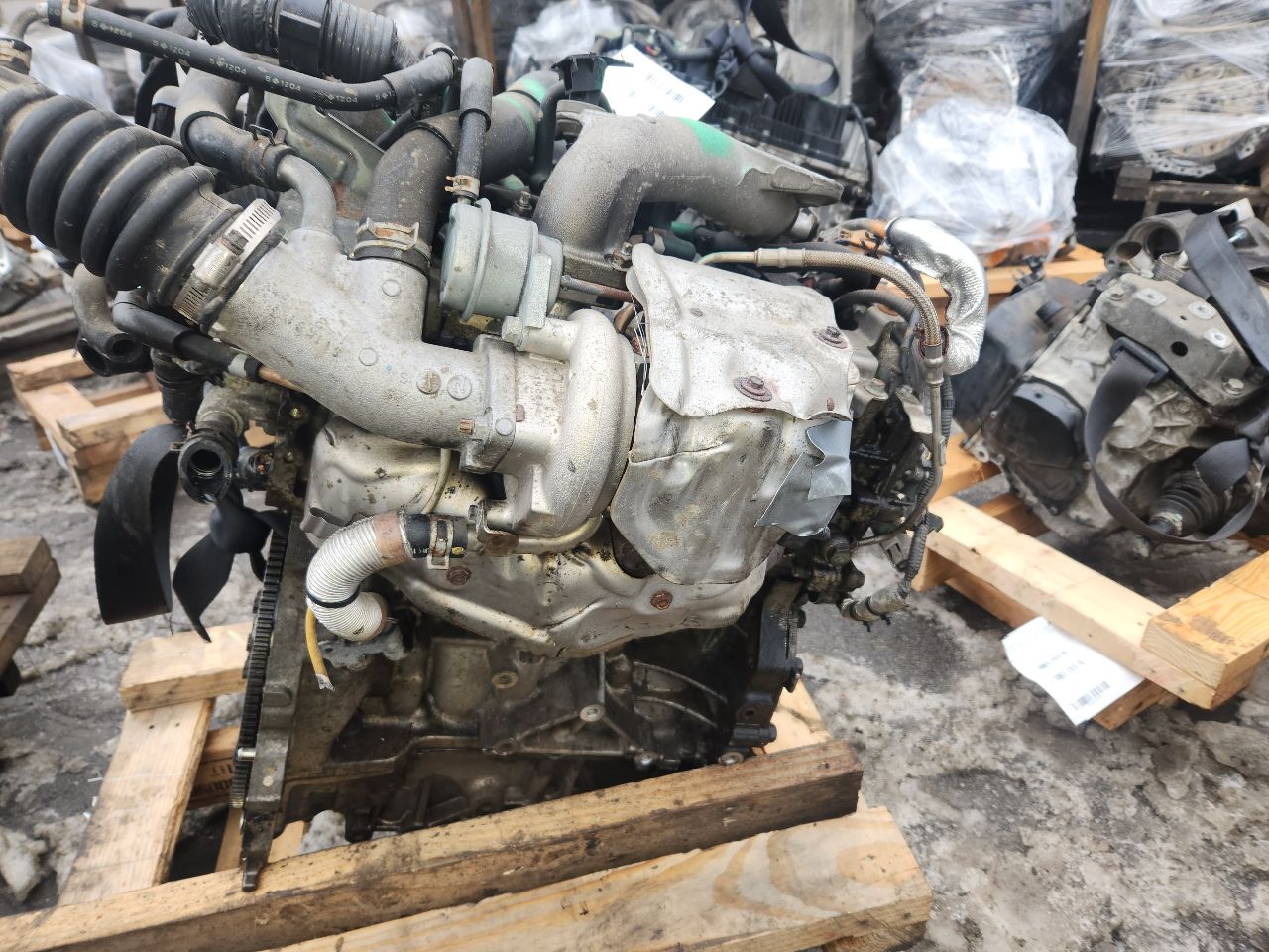 2012 NISSAN JUKE 4cyl Gasoline Turbo 1.6 ENGINE ASSEMBLY - 423976