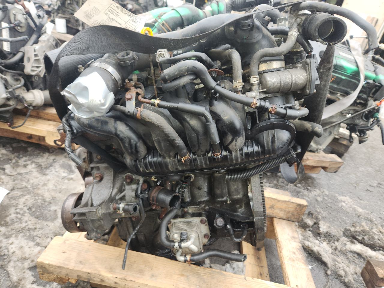2012 NISSAN JUKE 4cyl Gasoline Turbo 1.6 ENGINE ASSEMBLY - 423976 — photo 3