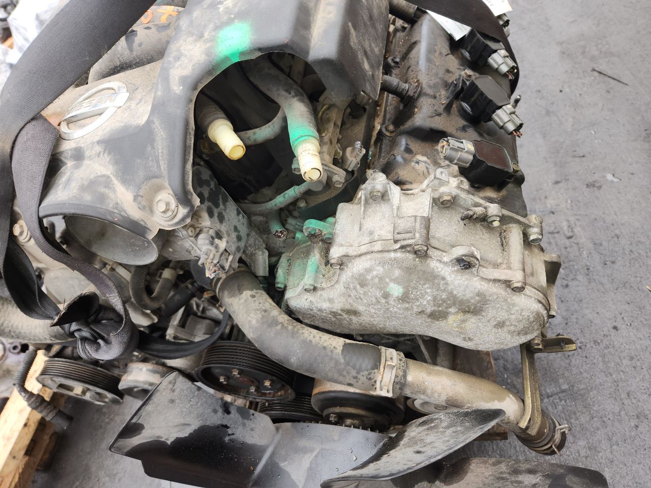 2005 NISSAN TITAN 8cyl Gasoline 5.6 Flex ENGINE ASSEMBLY - 424464 — photo 2