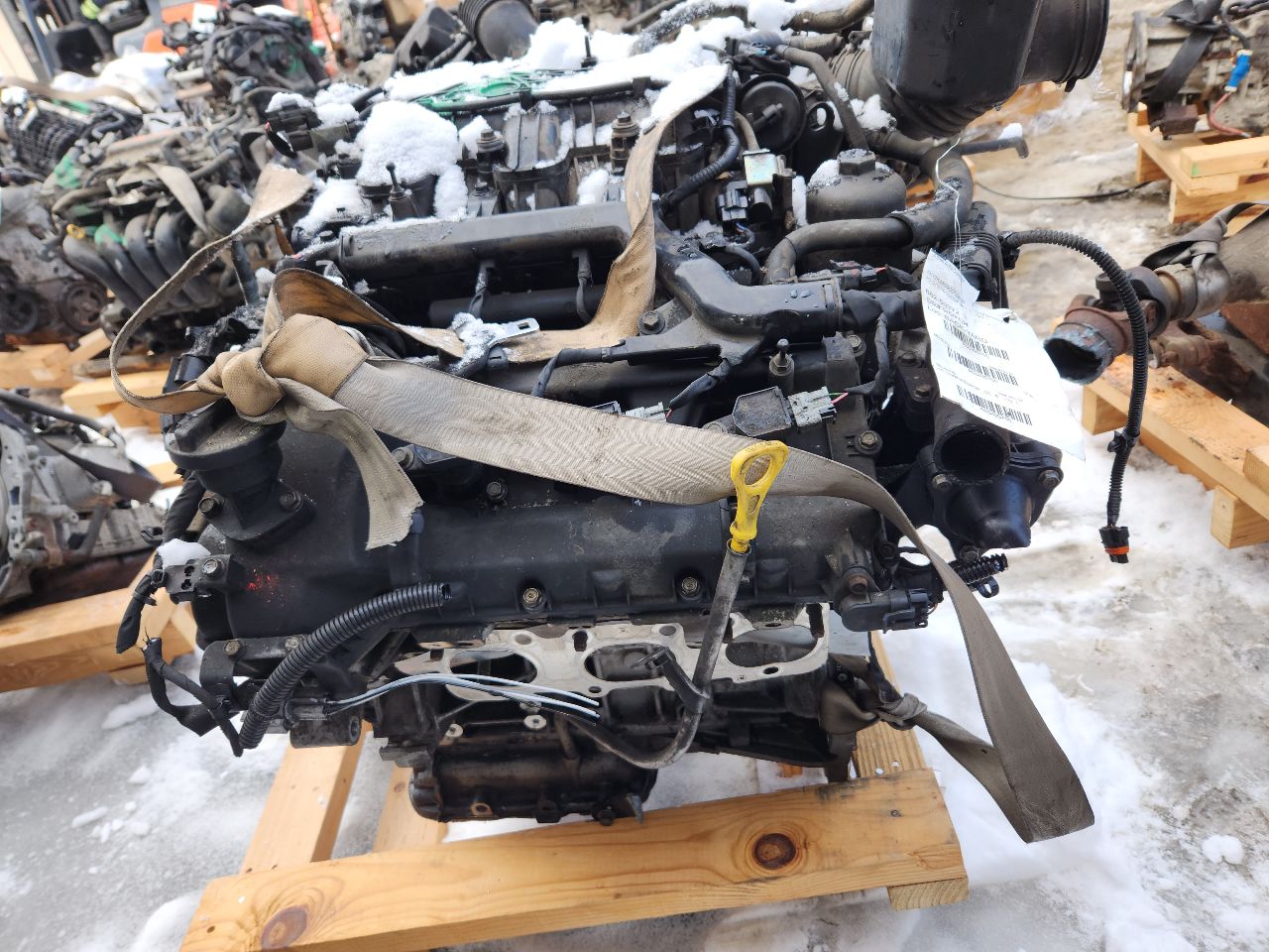 2012 HYUNDAI SANTA FE 6cyl Gasoline 3.5 ENGINE ASSEMBLY - 425752 — photo 3