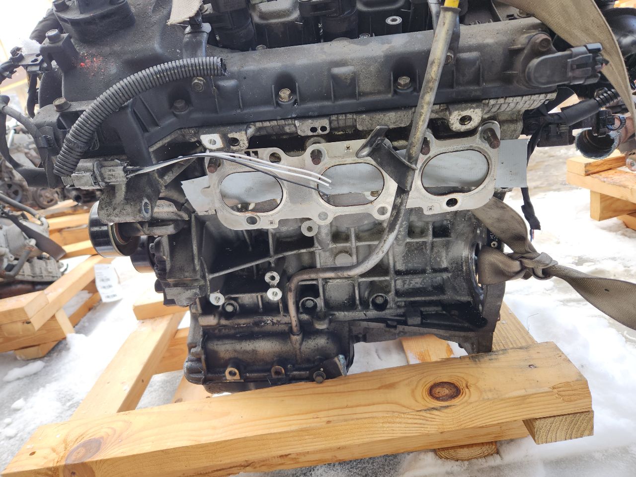2012 HYUNDAI SANTA FE 6cyl Gasoline 3.5 ENGINE ASSEMBLY - 425752 — photo 4