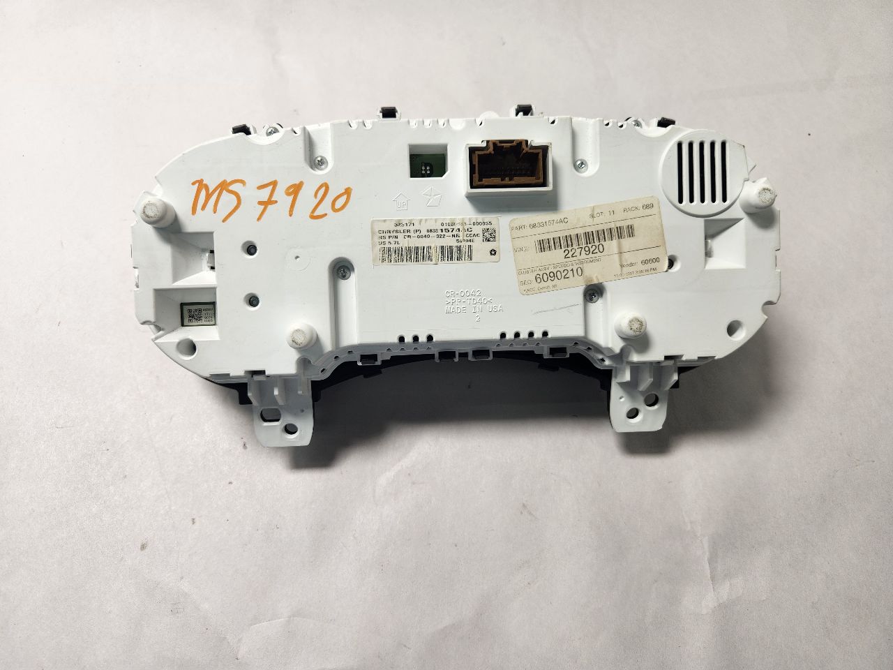 2018 JEEP GRAND CHEROKEE 5.7L 8cyl Gasoline VVT Speedo Head/Cluster - 426305 — photo 4