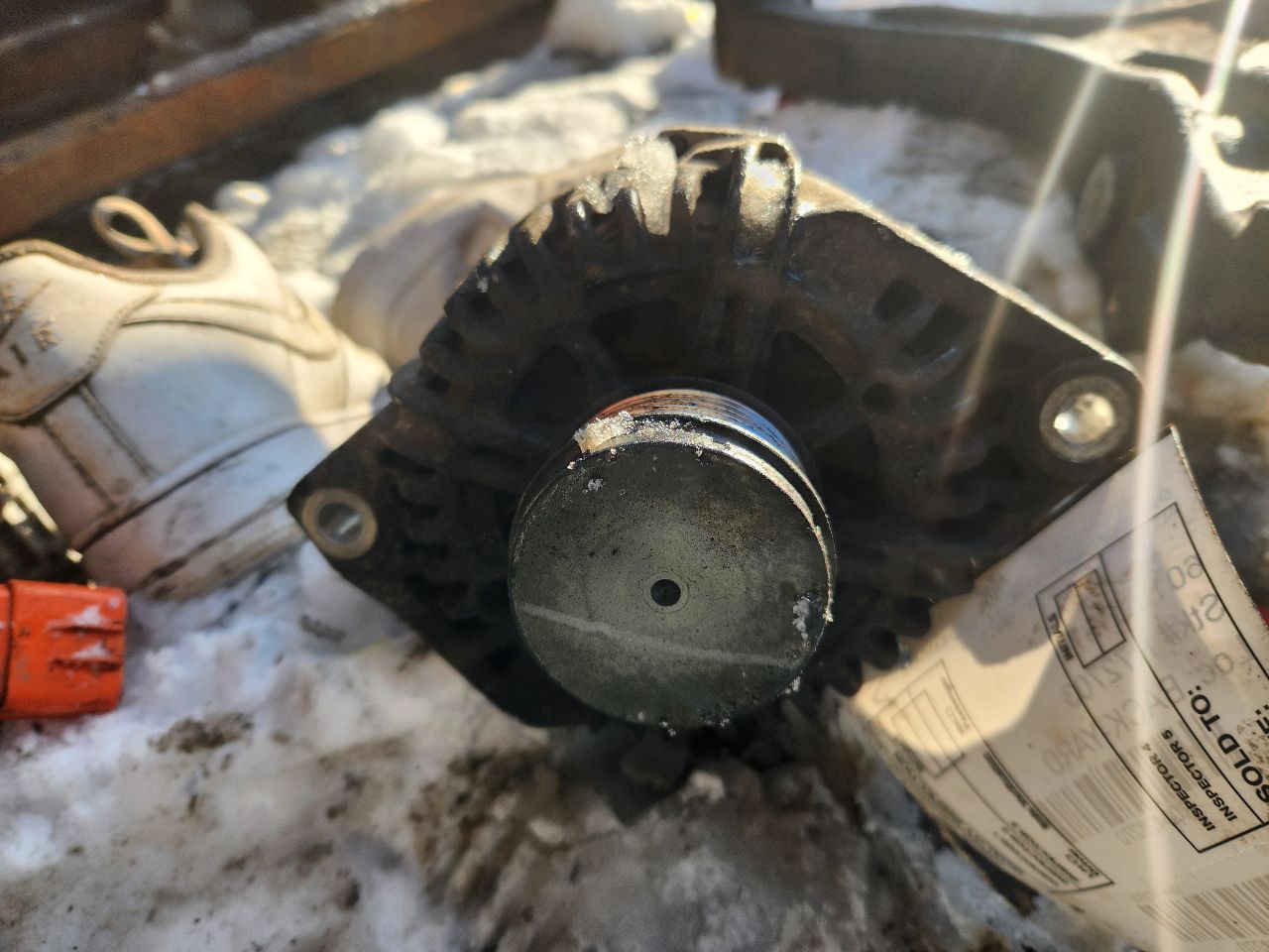 2010 HYUNDAI SANTA FE 4cyl Gasoline 2.4 ALTERNATOR - 428270 — photo 4