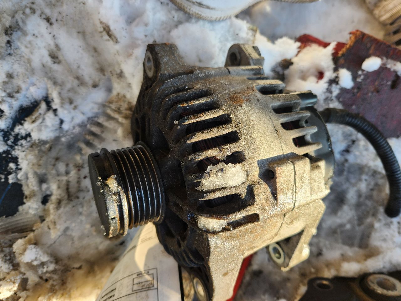 2010 HYUNDAI SANTA FE 4cyl Gasoline 2.4 ALTERNATOR - 428270 — photo 5