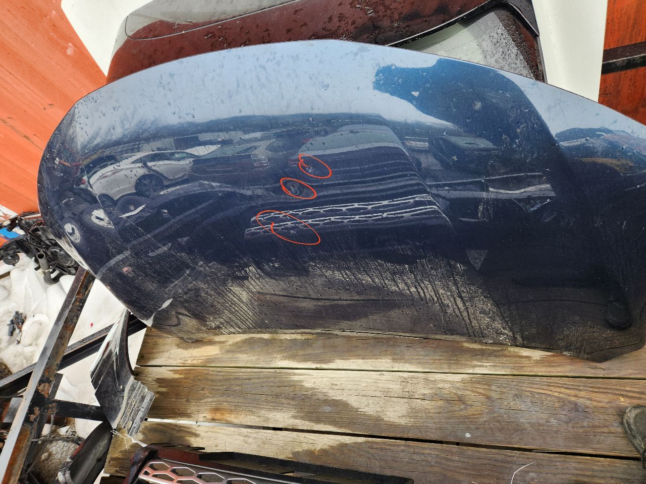 2015 NISSAN ROGUE 4cyl Gasoline 2.5 DOHC HOOD - 428413