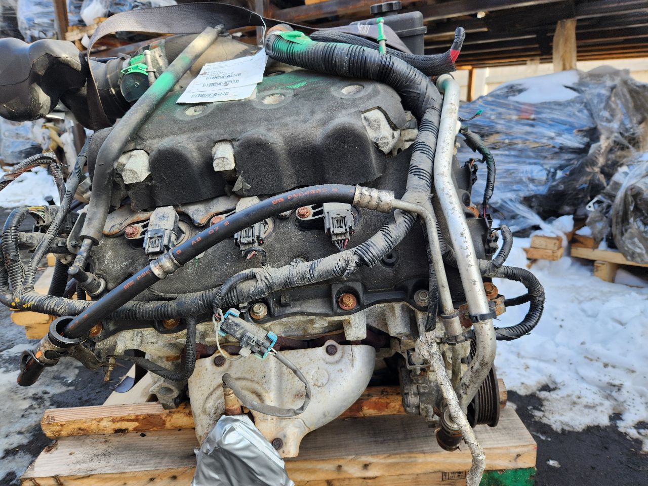 2011 CHEVROLET TRAVERSE 6cyl Gasoline 3.6 ENGINE ASSEMBLY - 429425