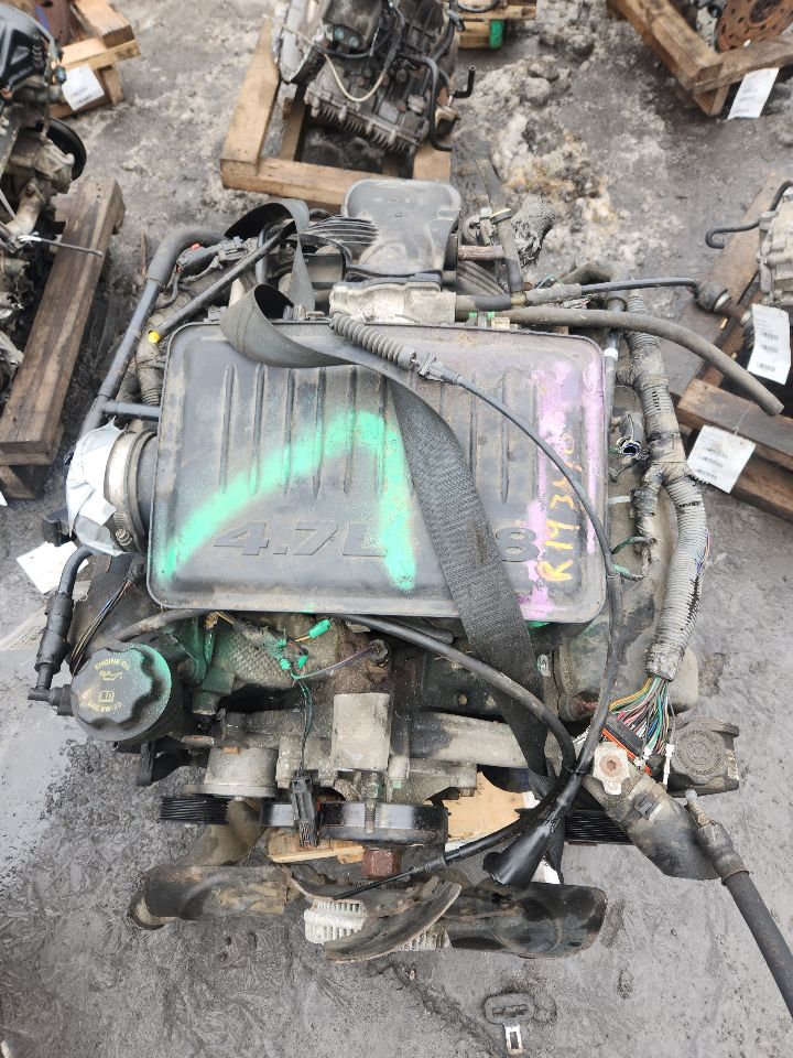 2005 JEEP GRAND CHEROKEE 8cyl Gasoline 4.7 ENGINE ASSEMBLY - 429782