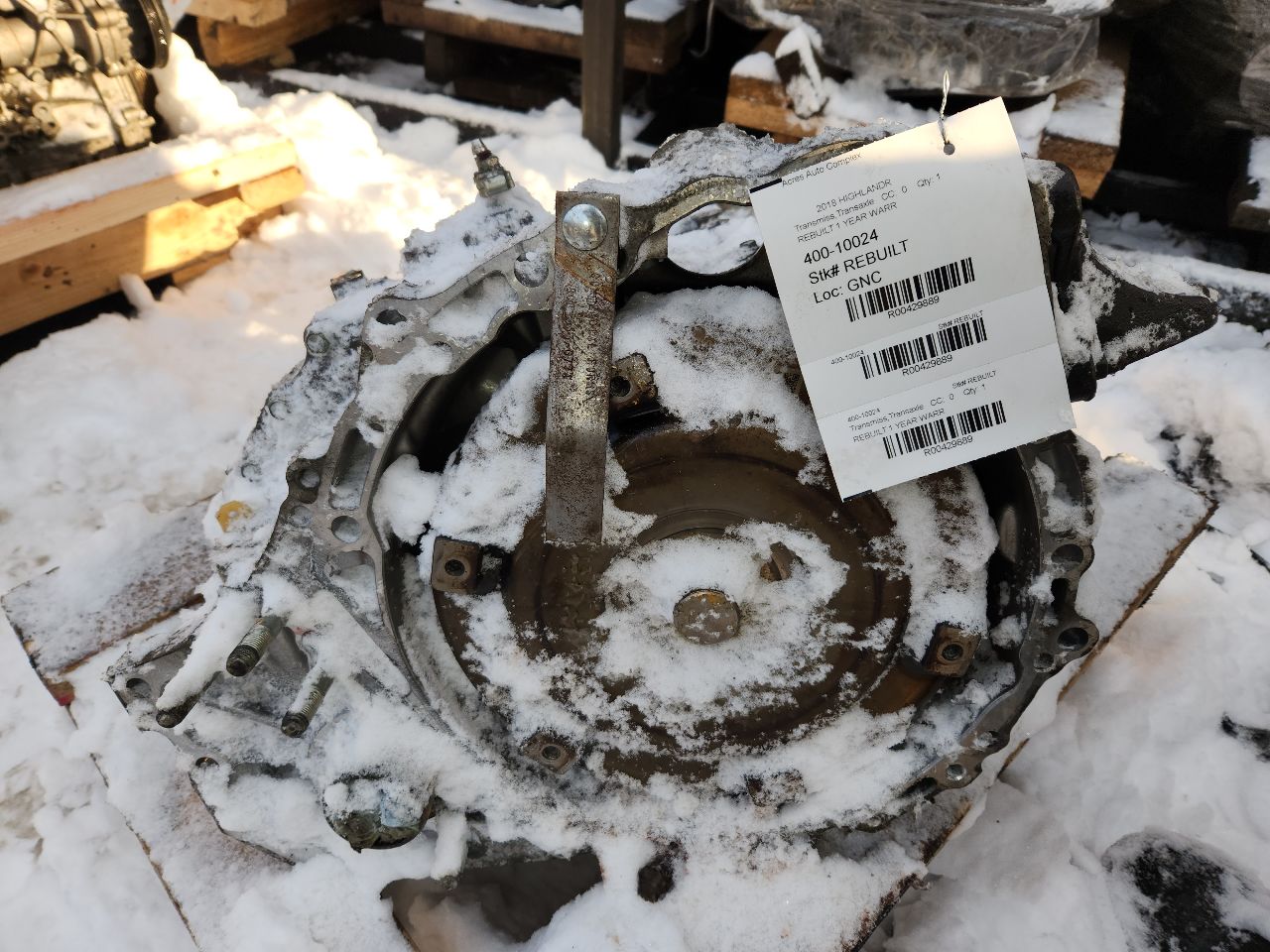 2018 TOYOTA HIGHLANDER Transmiss,Transaxle - 429889 — photo 4