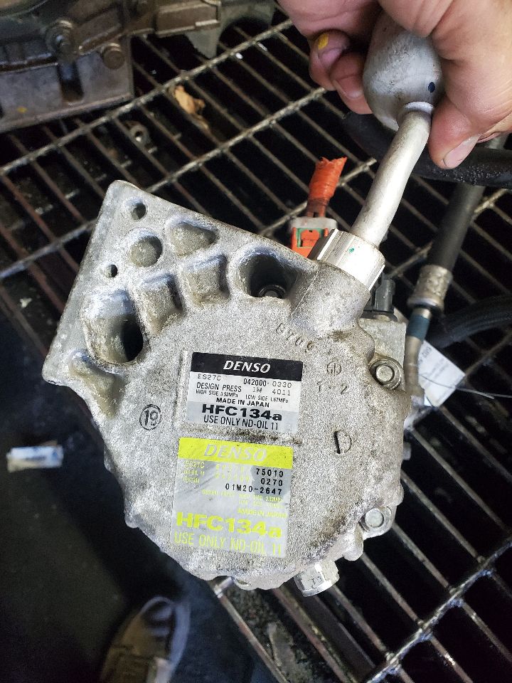 2010 LEXUS HS250H 4cyl Hybrid 2.4 AC COMPRESSOR - 430119 — photo 5