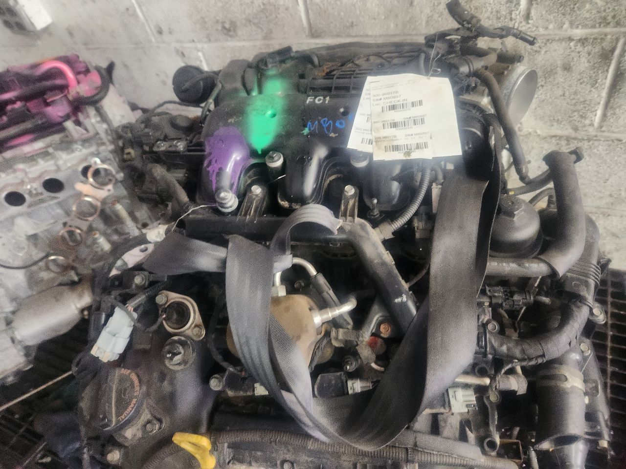 2015 KIA CADENZA 6cyl Gasoline 3.3 ENGINE ASSEMBLY - 430335 — photo 2