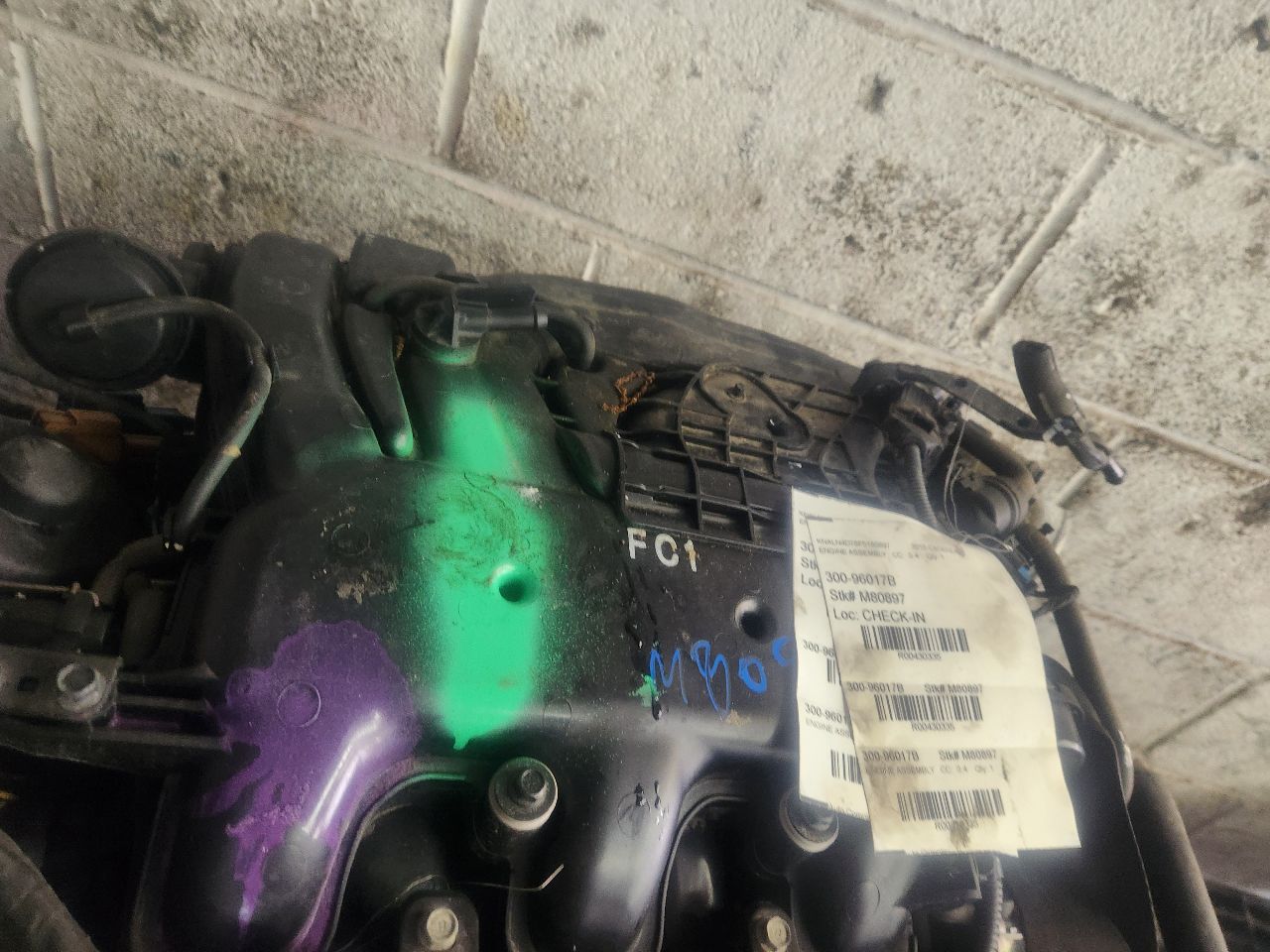 2015 KIA CADENZA 6cyl Gasoline 3.3 ENGINE ASSEMBLY - 430335 — photo 4