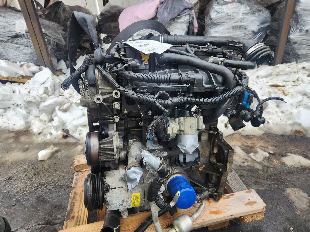 2013 FORD ESCAPE 4cyl 1.6 EcoBoost ENGINE ASSEMBLY - 431627 — photo 2