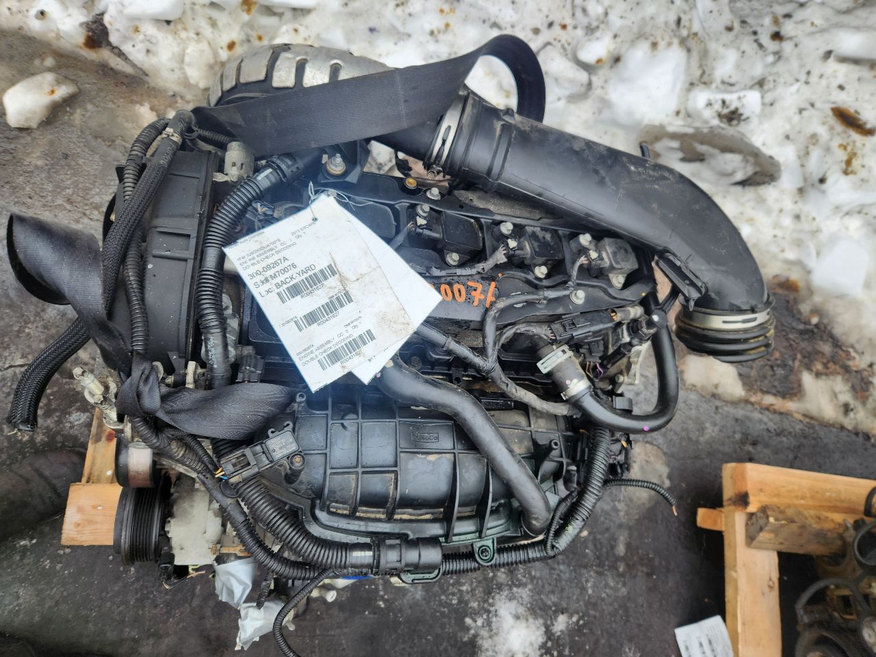 2013 FORD ESCAPE 4cyl 1.6 EcoBoost ENGINE ASSEMBLY - 431627 — photo 3