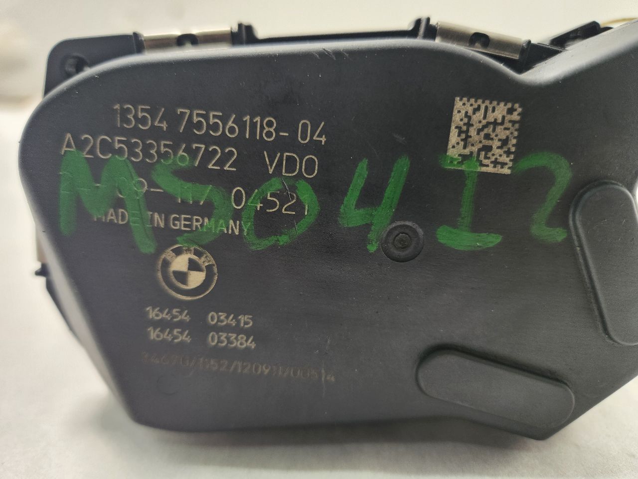 2011 BMW 328i 6cyl Gasoline 3.0 SULEV THROTTLE BODY ASSY - 431850 — photo 3