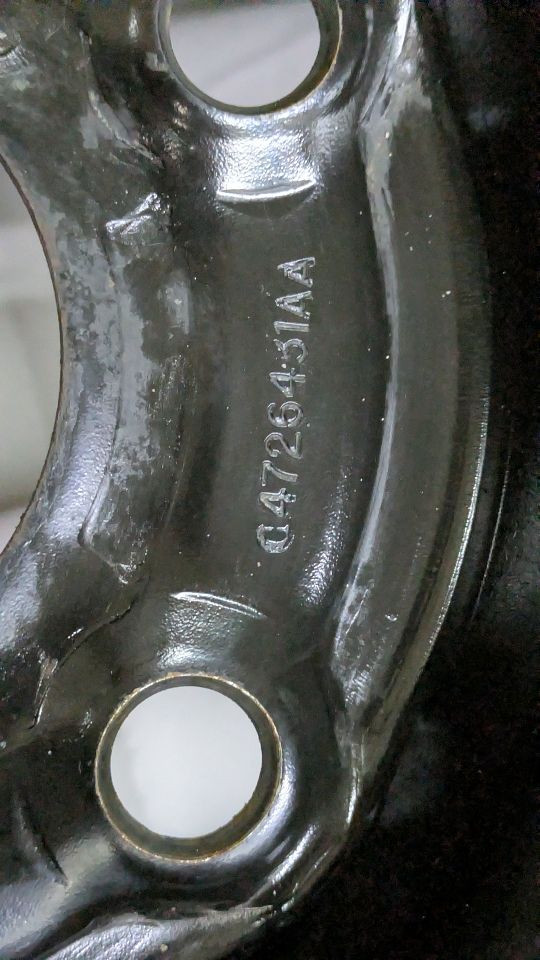 2018 DODGE JOURNEY 2.4L 4cyl Gasoline VVT WHEEL - 431992 — photo 3
