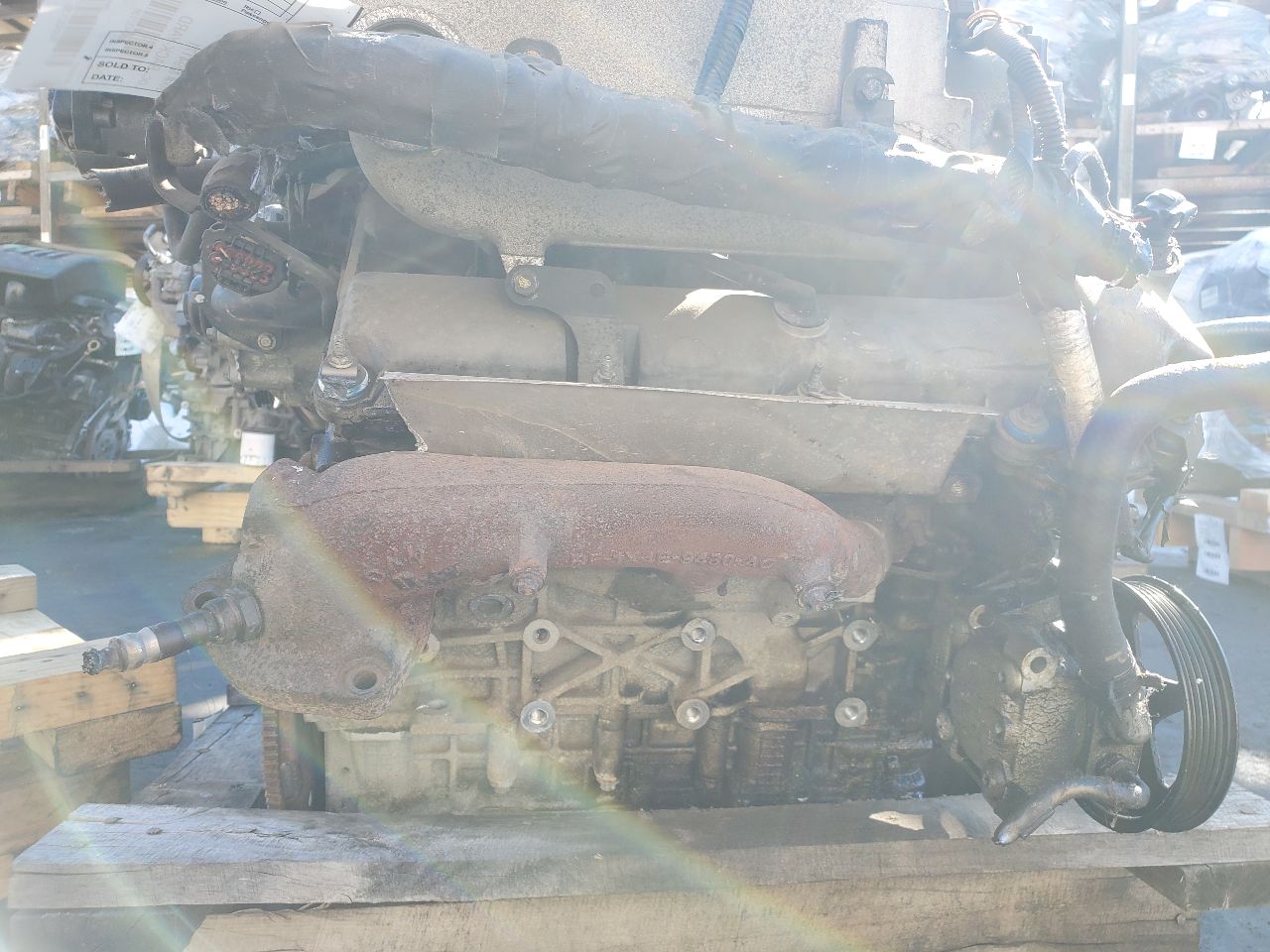 2003 JAGUAR X TYPE 6cyl Gasoline 2.5 ENGINE ASSEMBLY - 432136 — photo 4