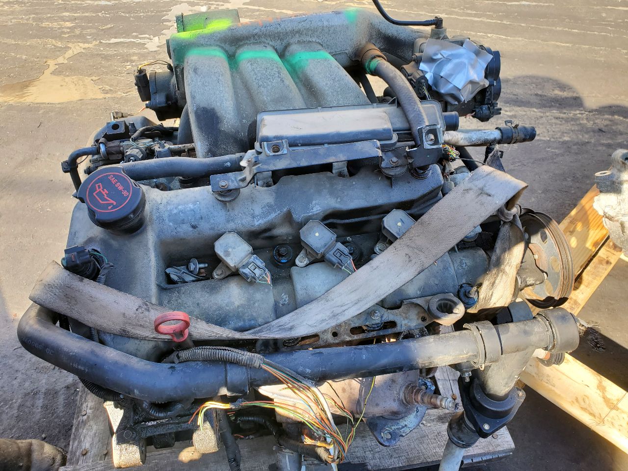 2003 JAGUAR X TYPE 6cyl Gasoline 2.5 ENGINE ASSEMBLY - 432136 — photo 6