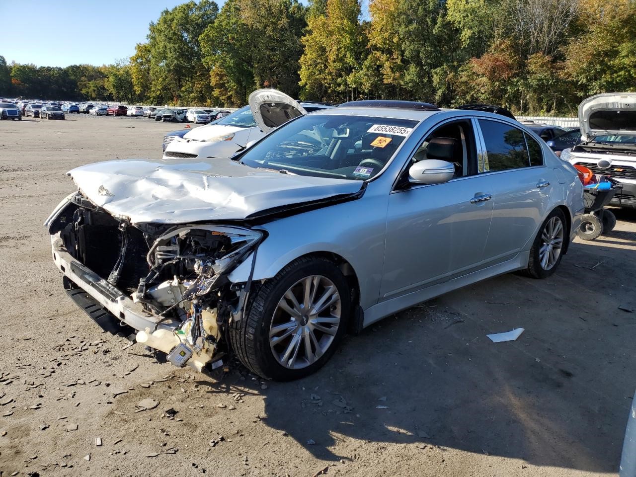 2013 HYUNDAI GENESIS 6cyl Gasoline 3.8 AC COMPRESSOR - 433668 — photo 1