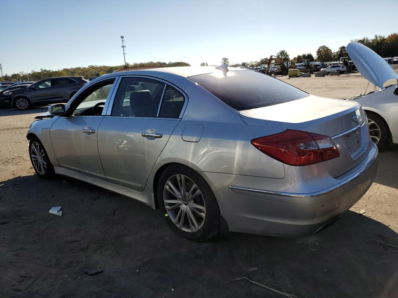 2013 HYUNDAI GENESIS 6cyl Gasoline 3.8 AC COMPRESSOR - 433668 — photo 2